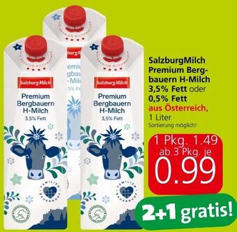 Eurospar Premium bergbauern h-milch Angebot