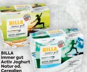 Billa Immer gut activ joghurt natur Angebot