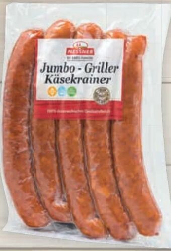 Billa Jumbo-griller käsekrainer Angebot