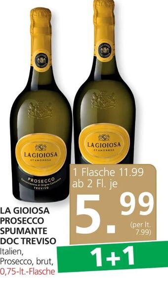 SPAR Gourmet Prosecco spumante Angebot