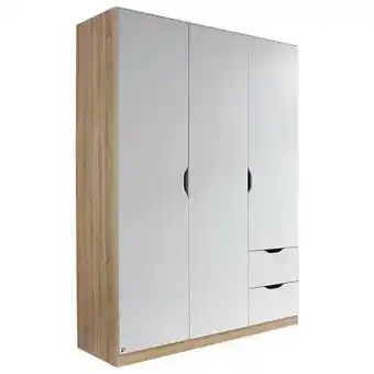 XXXLutz Drehtürenschrank in weiß, sonoma eiche Angebot