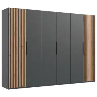 XXXLutz Drehtãœrenschrank in graphitfarben, eichefarben Angebot