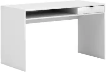 XXXLutz Schreibtisch 130/60/76 cm in weiß Angebot