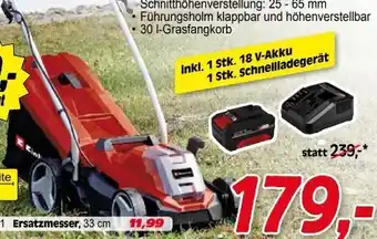 Zgonc Akku-rasenmäher ge-cm 18/33 li set Angebot