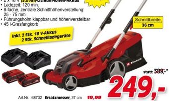 Zgonc Akku-rasenmäher set rasarro 36/36 Angebot