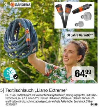 Hagebau Textilschlauch ,,Liano Extreme" Ca. 20-m Angebot