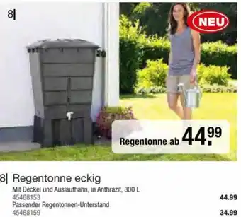 Hagebau Regentonne eckig Angebot