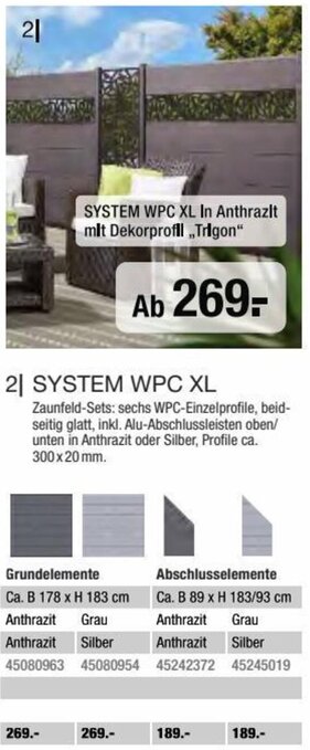 Hagebau SYSTEM WPC XL Angebot
