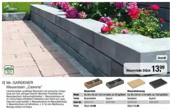Hagebau Mr. GARDENER Mauerstein ,,Casoria" Angebot