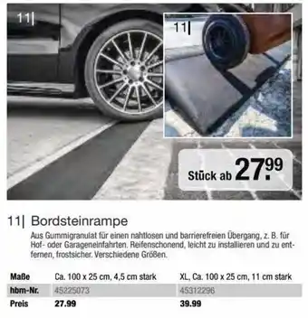 Hagebau Bordsteinrampe Angebot