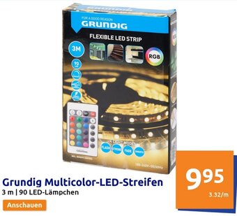 Action Grundig Multicolor-LED-Streifen 3 m | 90 LED-Lämpchen Angebot