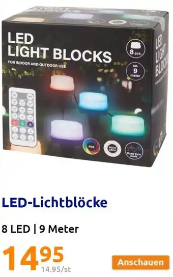 Action LED-Lichtblöcke 8 LED | 9 Meter Angebot