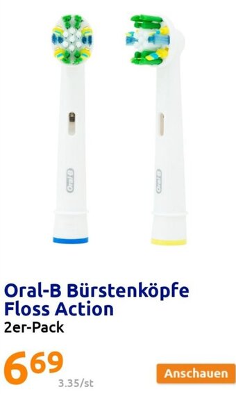 Action Oral-B Bürstenköpfe Floss Action 2er-Pack Angebot
