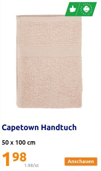 Action Capetown Handtuch 50 x 100 cm Angebot