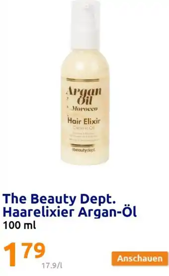 Action The Beauty Dept. Haarelixier Argan-Öl 100 ml Angebot