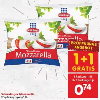 Interspar Schärdinger Mozzarella 125-g-Packung Angebot