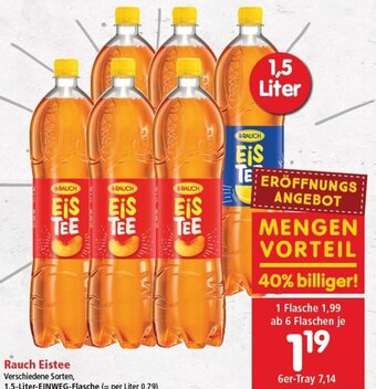Interspar Rauch Eistee Verschiedene Sorten, 1,5-Liter-EINWEG-Flasche Angebot
