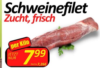 Wurstico Schweinefilet Zucht, frisch per Kilo Angebot