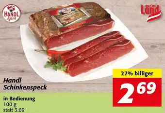 Handl Schinkenspeck in Bedienung 100 g