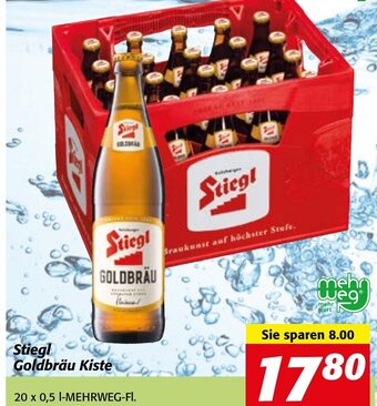 Strasser Markt Stiegl Goldbräu Kiste 20 x 0,5 I-MEHRWEG-FI. Angebot