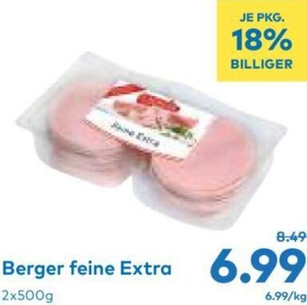T&G Berger feine Extra 2x500g Angebot
