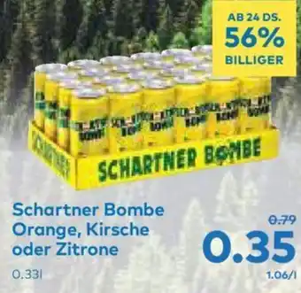 T&G Schartner Bombe Orange, Kirsche oder Zitrone 0.33 L Angebot