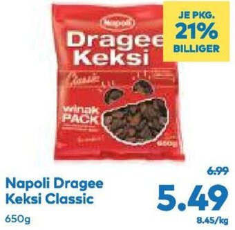 T&G Napoli Dragee Keksi Classic 650g Angebot