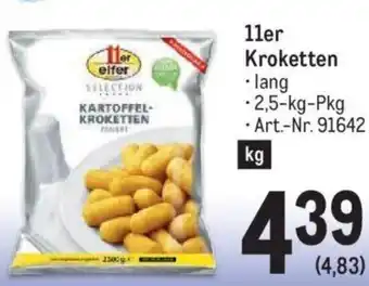 Metro 11er Kroketten • lang -2,5-kg-Pkg - Art.-Nr. 91642 Angebot