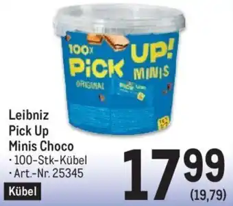 Metro Leibniz Pick Up Minis Choco • 100-Stk-Kübel •Art.-Nr. 25345 Kübel Angebot