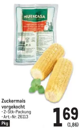 Metro Zuckermais vorgekocht • 2-Stk-Packung Angebot