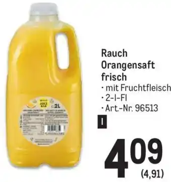 Metro Rauch Orangensaft frisch • mit Fruchtfleisch -2-1-FI Angebot