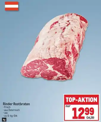 Metro Rinder Rostbraten * ca. 6-kg-Stk Angebot