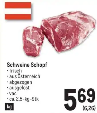 Metro Schweine Schopf - ca. 2,5-kg-Stk Angebot