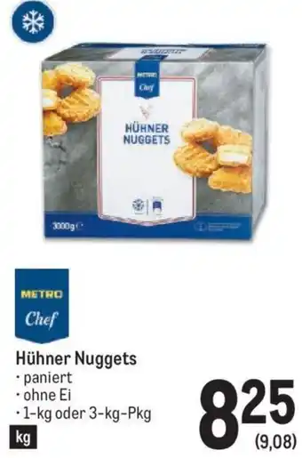 Metro Hühner Nuggets - 1-kg oder 3-kg-Pkg Angebot