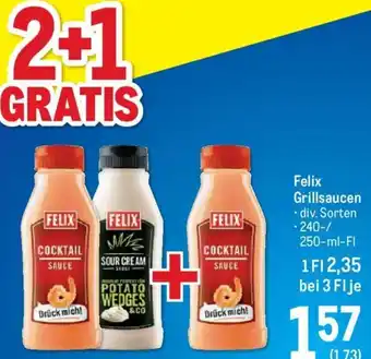 Metro Felix Grillsaucen • div. Sorten - 240-/ 250-ml-Fl Angebot