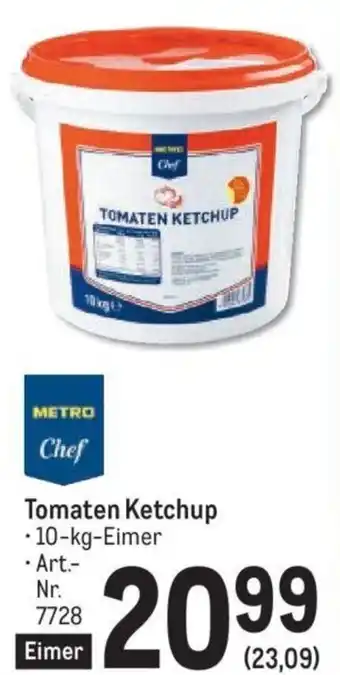 Metro Tomaten Ketchup • 10-kg-Eimer Angebot