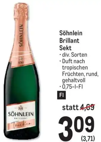 Metro Söhnlein Brillant Sekt 0,75-1-FI Angebot
