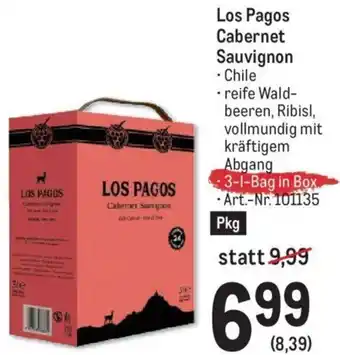 Metro Los Pagos Cabernet Sauvignon Angebot