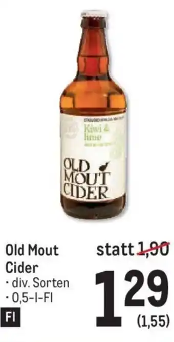 Metro Old Mout Cider • div. Sorten 0,5-l-Fl Angebot