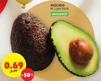 PENNY AVOCADO Kl. I, pro Stück unverpackt Angebot