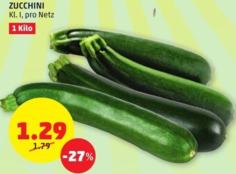 PENNY ZUCCHINI Kl. I, pro Netz 1 Kilo Angebot