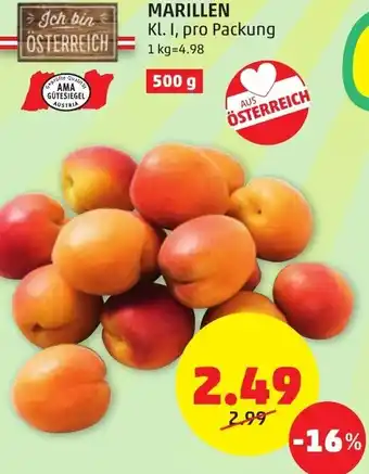 PENNY MARILLEN Kl. I, pro Packung Angebot