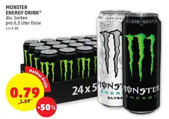 PENNY MONSTER ENERGY DRINK* div. Sorten pro 0,5 Liter Dose Angebot
