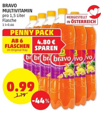PENNY BRAVO MULTIVITAMIN pro 1,5 Liter Angebot