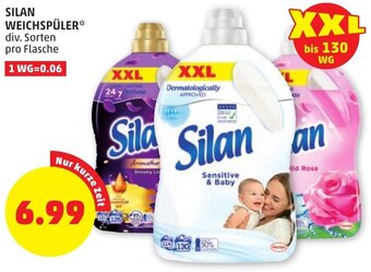 PENNY SILAN WEICHSPÜLER* div. Sorten pro Flasche Angebot
