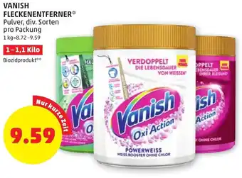 PENNY VANISH FLECKENENTFERNER* Pulver, div. Sorten Angebot