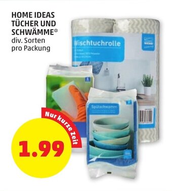 HOME IDEAS TÜCHER UND SCHWÄMME* div. Sorten pro Packung