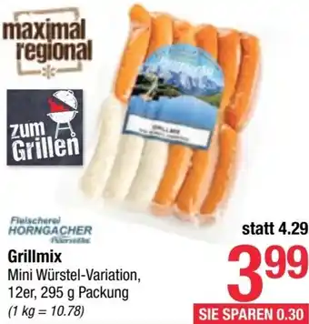 Maximarkt Grillmix Mini Würstel-Variation, 12er, 295 g Packung Angebot