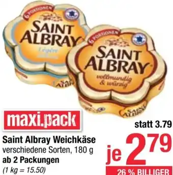 Maximarkt Saint Albray Weichkäse Angebot