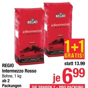 Maximarkt REGIO Intermezzo Rosso Bohne, 1 kg Angebot